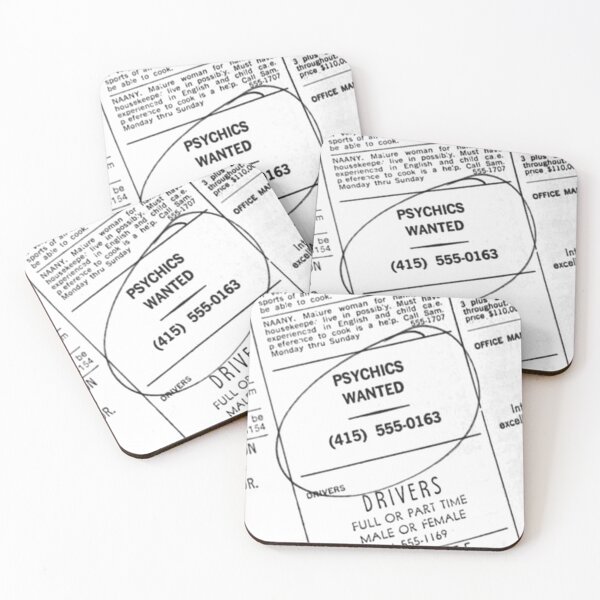 Item preview, wanted: psychics designed and sold by vineart.