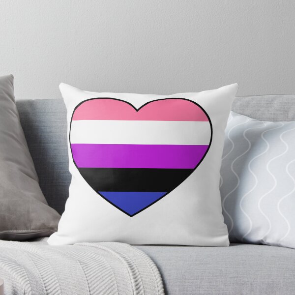 Item preview, Genderfluid Heart Flag designed and sold by LGBT.