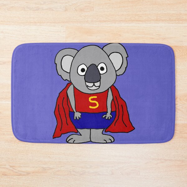 Item preview, Cute Koala Bear Superhero Cartoon designed and sold by Nature's Fancy.