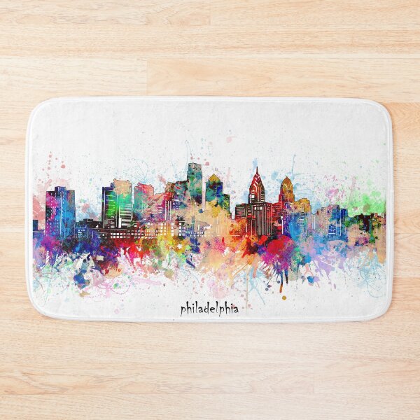 Item preview, philadelphia skyline designed and sold by BekimART.