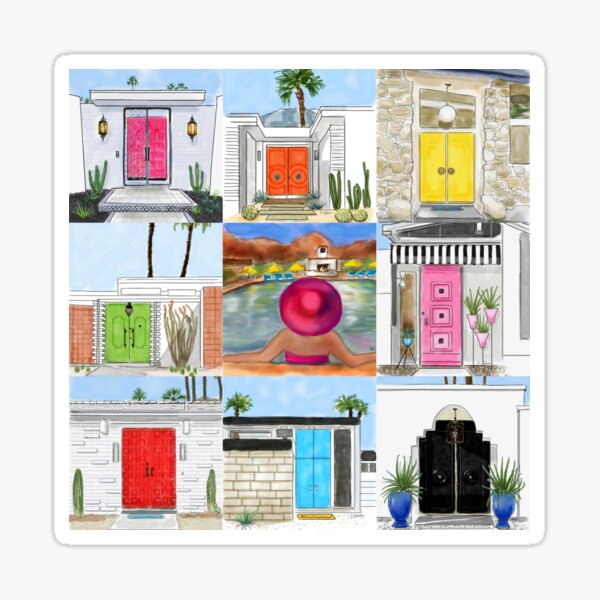 Palm Springs Doors! Sticker