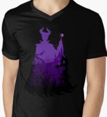 Mitternacht Maleficent T-Shirt mit V-Ausschnitt