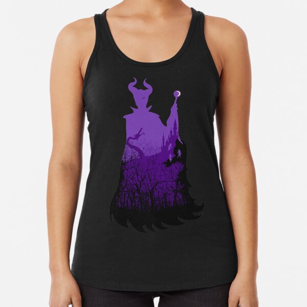 Midnight Maleficent Racerback Tank Top