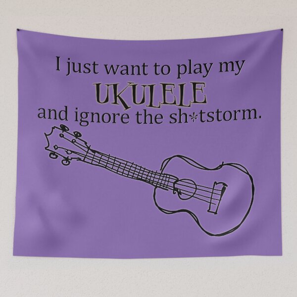Item preview, I just want to play my ukulele designed and sold by Krista Wells.