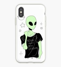 Aliens Don't Have Genders iPhone Case