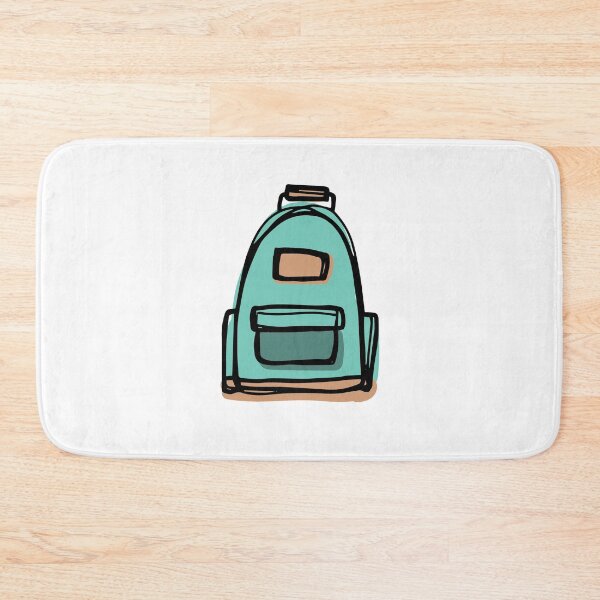 Item preview, Backpack Sketch Teal Watercolor designed and sold by caleighrb.
