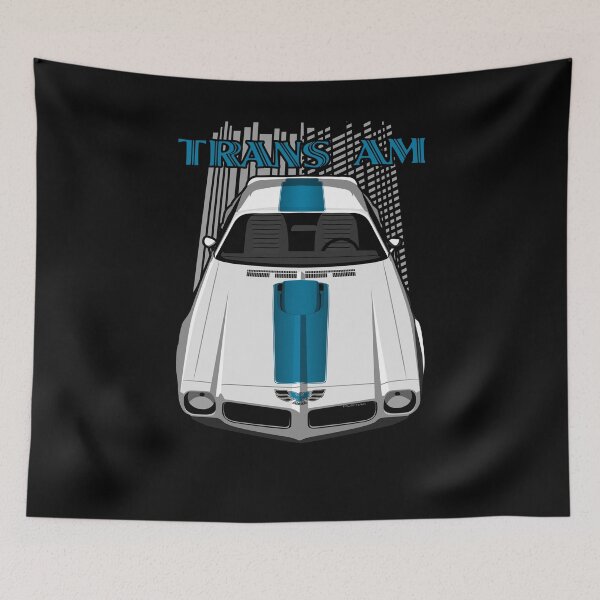 Item preview, Pontiac Transam 1972 - White and Blue designed and sold by V8social.