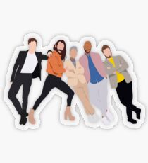 Fab 5 Transparent Sticker