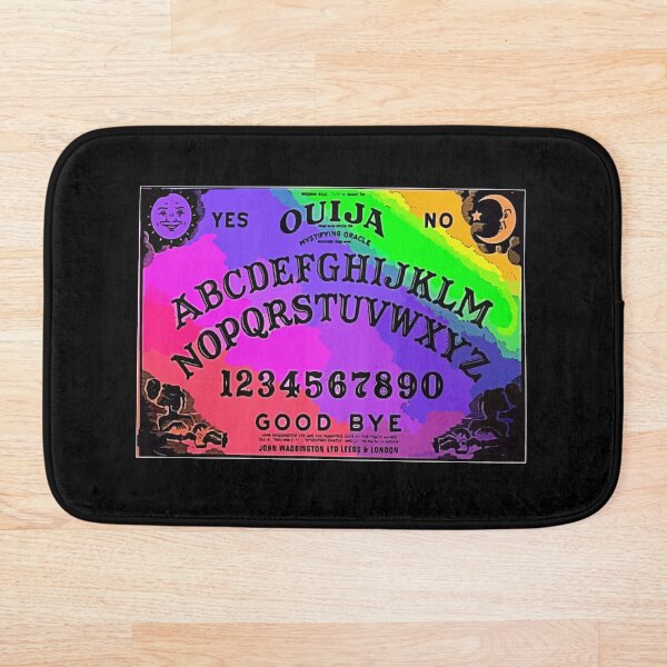 Neon Sugar Ouija Board Bath Mat