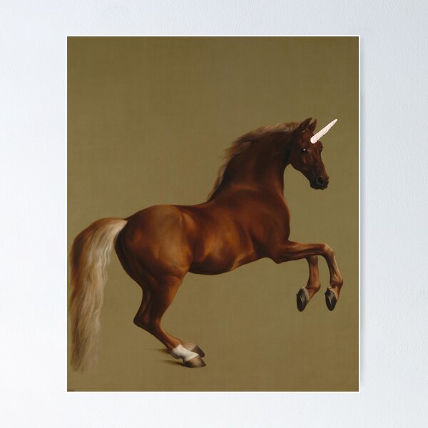 Item preview, Subtly Ruined Whistlejacket - Unicorn designed and sold by weavernap.