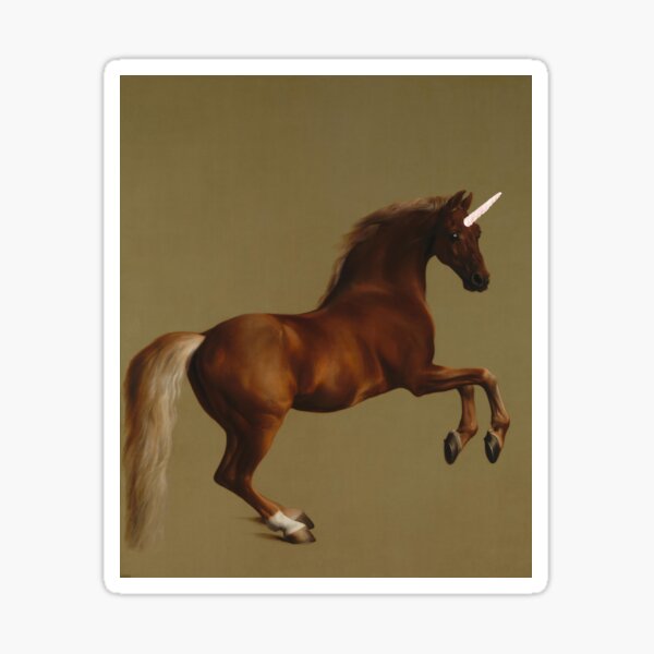 Subtly Ruined Whistlejacket - Unicorn Sticker
