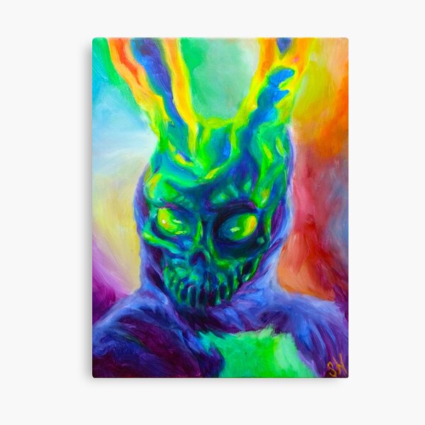 Burn His House Down Acrylic Painting Canvas Print