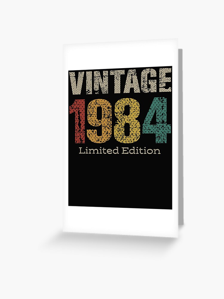 Classic Retro Made In 1984 35th Birthday Gifts 35 Years Old