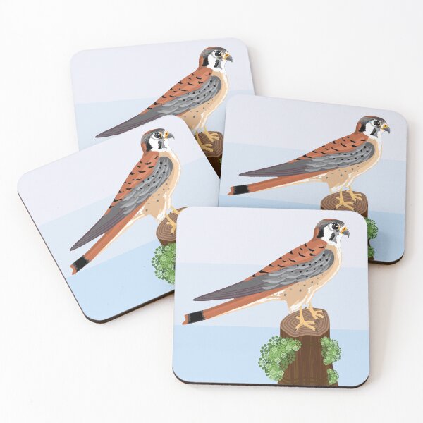 Item preview, Kestrel falcon bird illustration designed and sold by vectorworks51.
