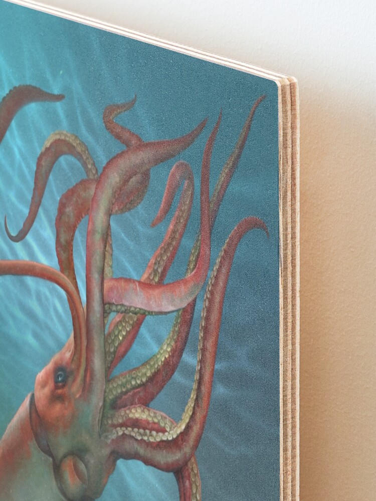 Alternate view of Giant Squid Mounted Print