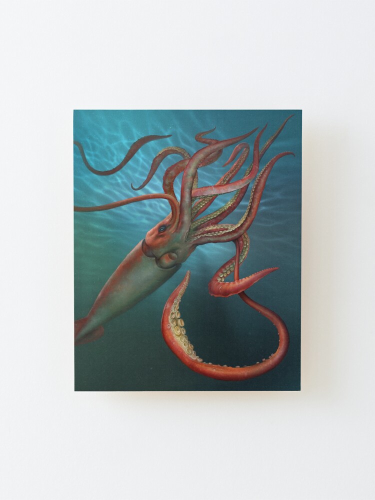 Alternate view of Giant Squid Mounted Print