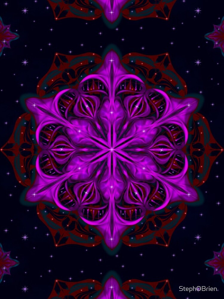 Spaceborne Orchid Snowflake by StephOBrien