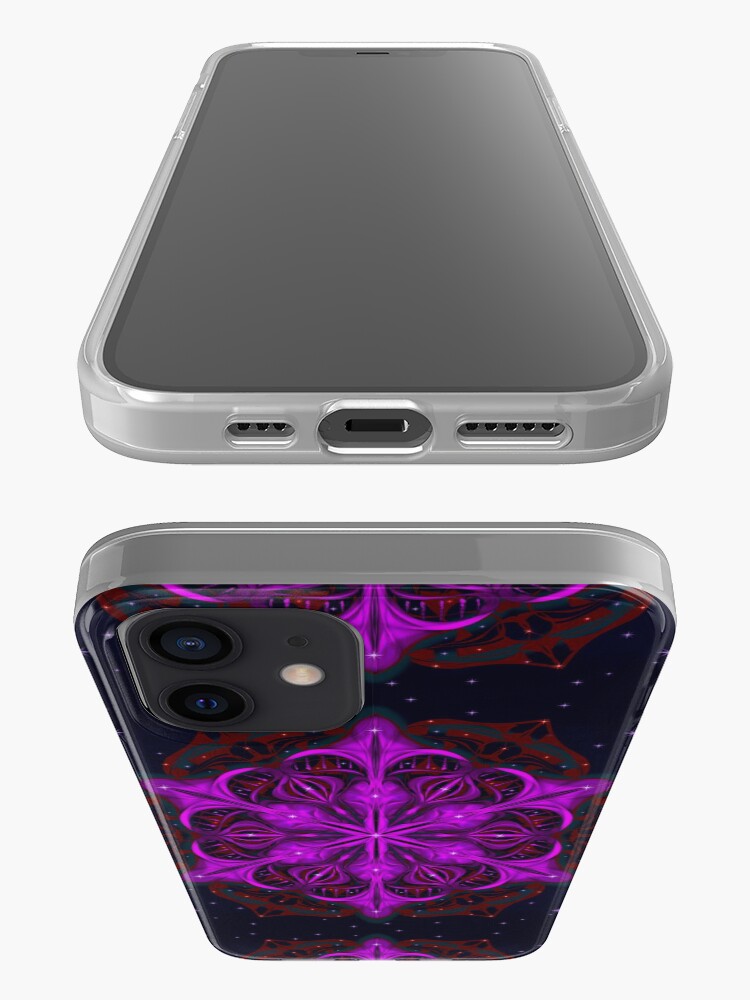 Alternate view of Spaceborne Orchid Snowflake iPhone Case & Cover
