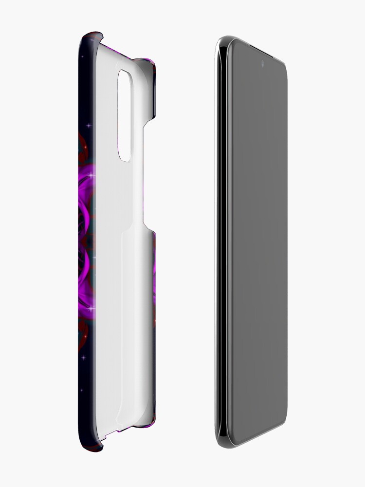 Alternate view of Spaceborne Orchid Snowflake Case & Skin for Samsung Galaxy