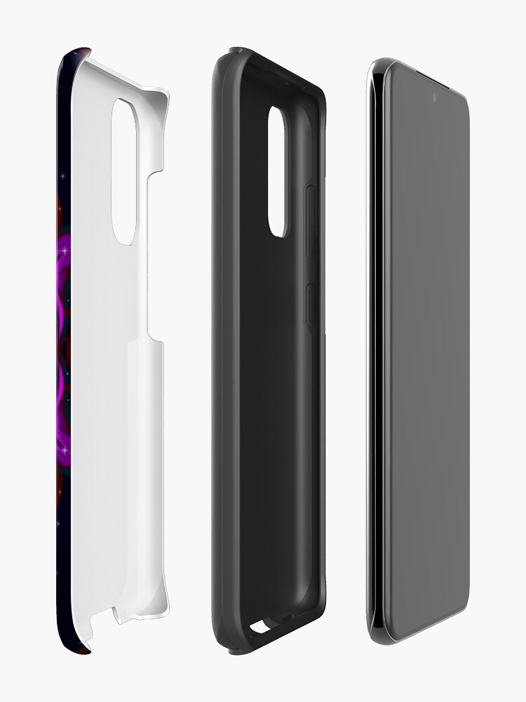 Alternate view of Spaceborne Orchid Snowflake Case & Skin for Samsung Galaxy