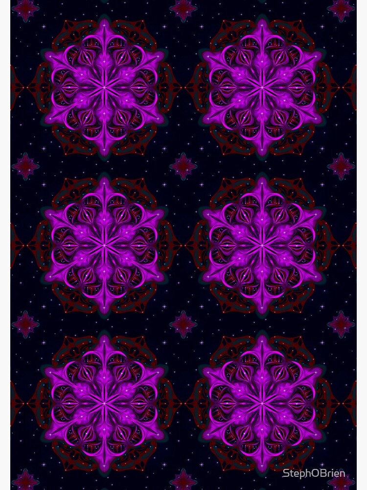 Spaceborne Orchid Snowflake by StephOBrien