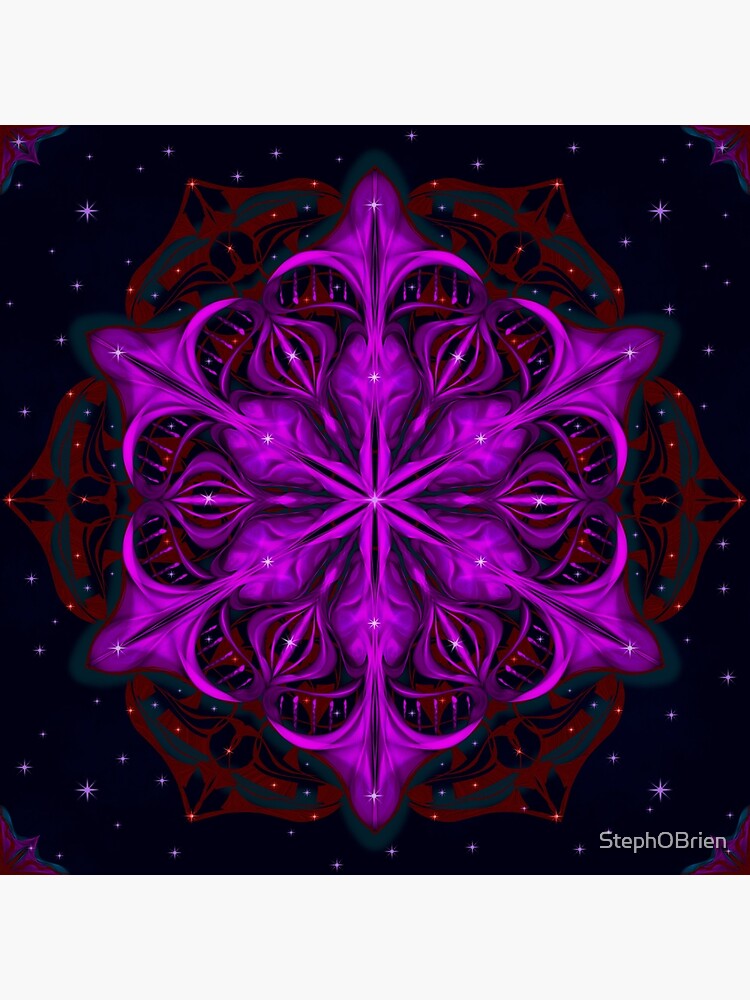 Spaceborne Orchid Snowflake by StephOBrien