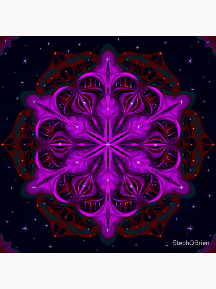 Spaceborne Orchid Snowflake by StephOBrien