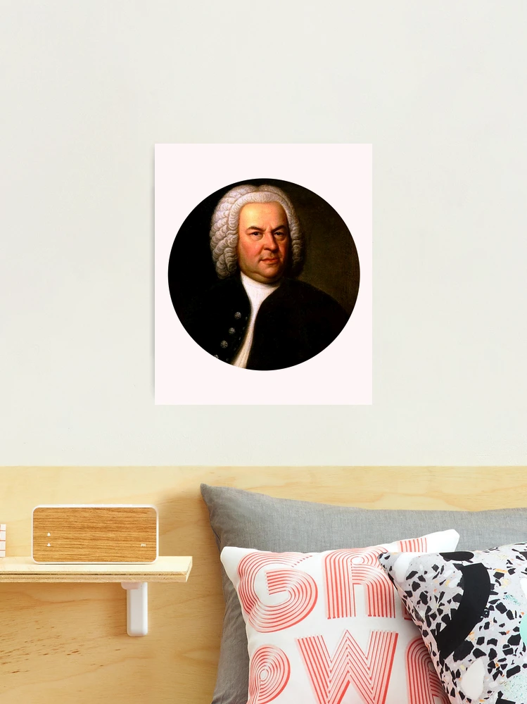 Johann Sebastian Bach - Vintage Design - CSY Art Print by Chokullov Art  Studio