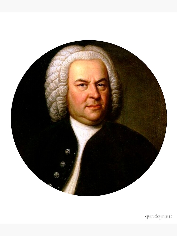 Johann Sebastian Bach Composer Portrait | Photographic Print