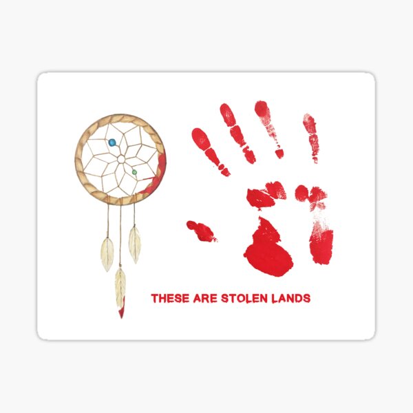 These Are Stolen Lands Sticker