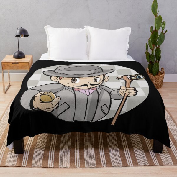 Item preview, Detective cartoon with checkerboard pattern. designed and sold by emphatic.