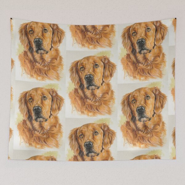 Item preview, Golden Retriever in Watercolor designed and sold by BarbBarcikKeith.