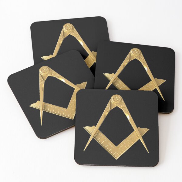 Item preview, Freemason Square & Compass Gold Masonic designed and sold by MasterMasonMade.
