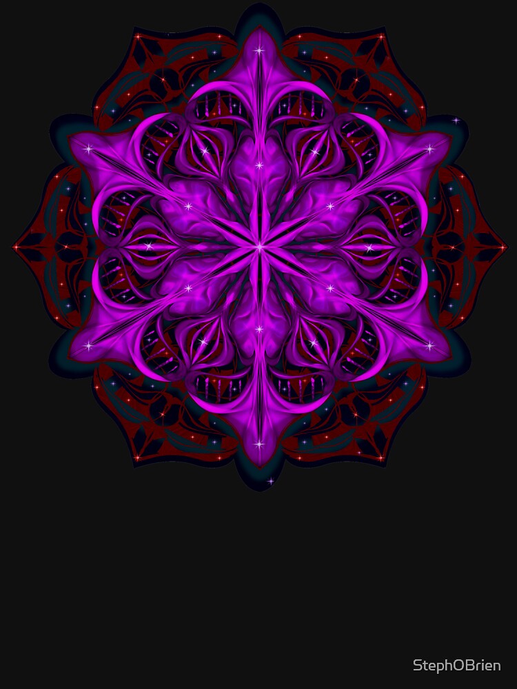 Spaceborne Orchid Snowflake by StephOBrien