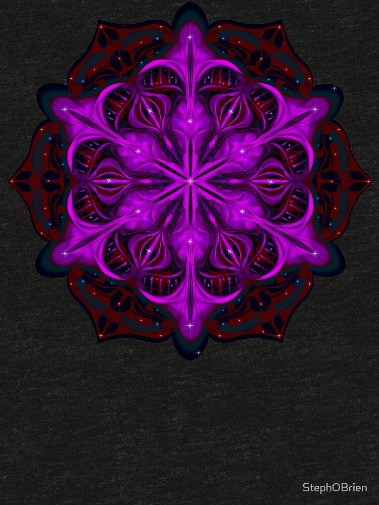 Spaceborne Orchid Snowflake by StephOBrien