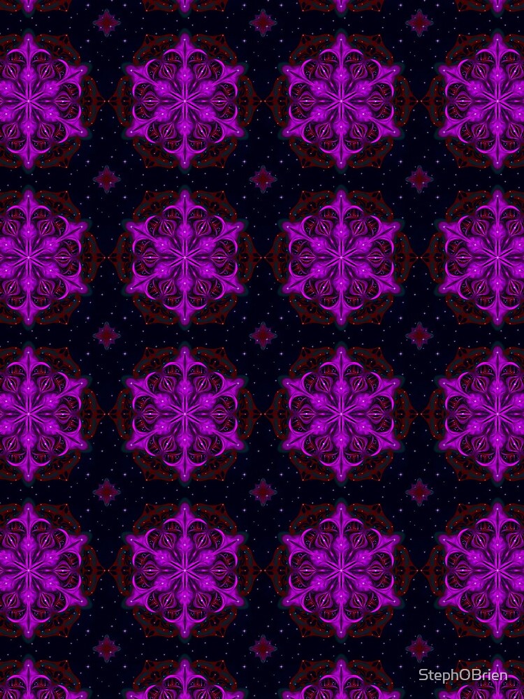 Spaceborne Orchid Snowflake by StephOBrien