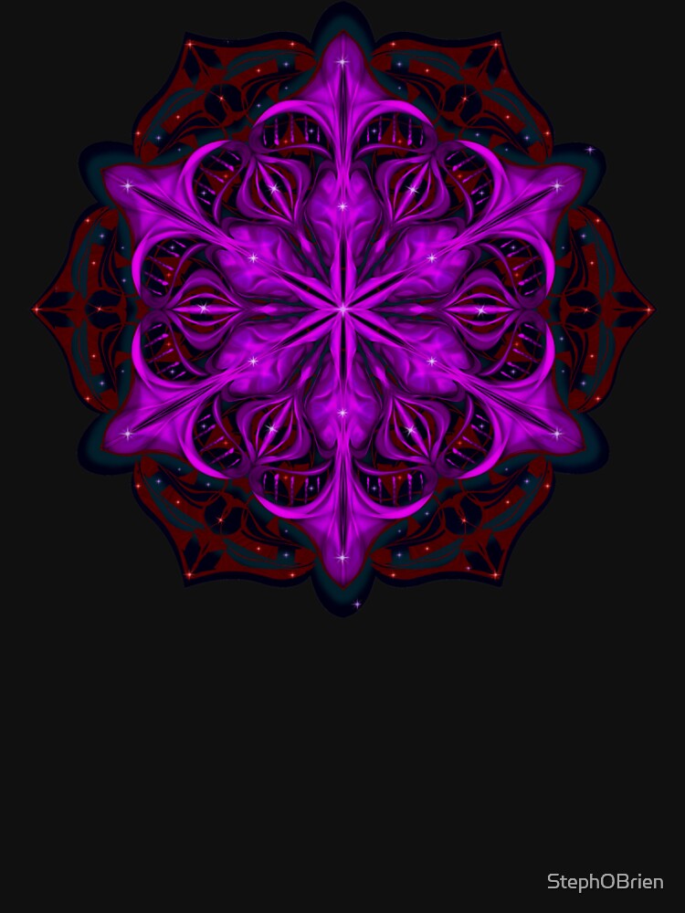 Spaceborne Orchid Snowflake by StephOBrien
