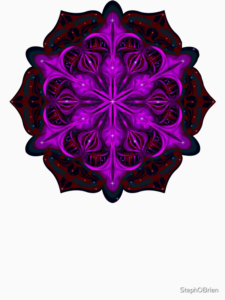 Spaceborne Orchid Snowflake by StephOBrien