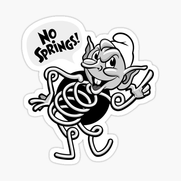 Coily the Spring Sprite Sticker