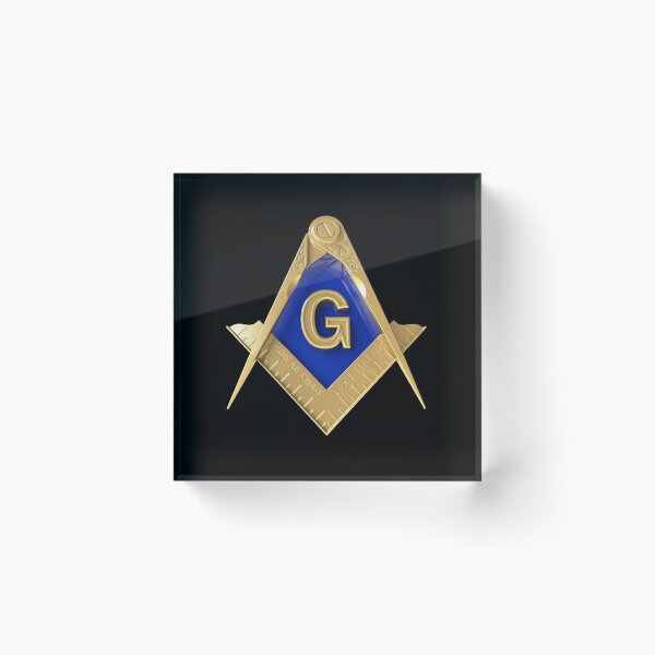 Item preview, Freemason Square & Compass Gold Masonic designed and sold by MasterMasonMade.