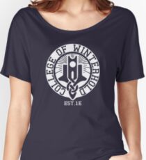 College of Winterhold Est. 1E (white) Women's Relaxed Fit T-Shirt