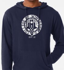 College of Winterhold Est. 1E (white) Lightweight Hoodie