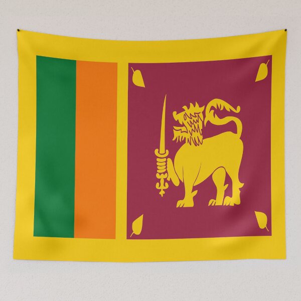 Item preview, Ceylon Flag  designed and sold by flagshop.