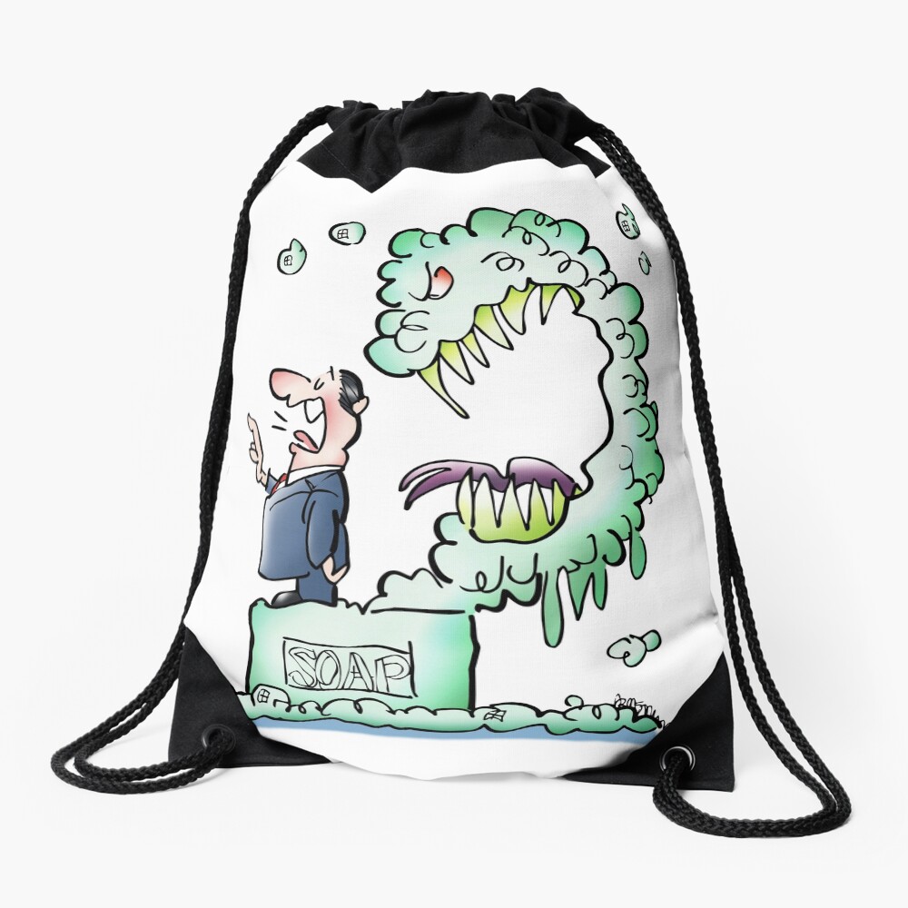 Sometimes Our Words Come Back To Eat Us Drawstring Bag