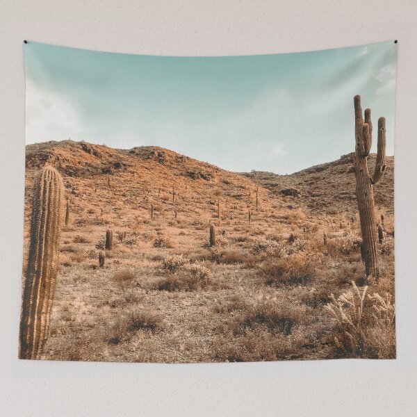 Item preview, Saguaro Mountain // Picture of Cactus and the Sky on a Mountain Called Wonder Rift designed and sold by desertxpalm.