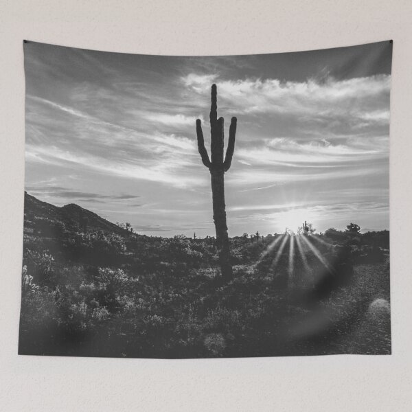 Item preview, Saguaro Sunrise // Picture of a Cactus and the Desert Landscape in the Phoenix Valley at Wonder Rift designed and sold by desertxpalm.