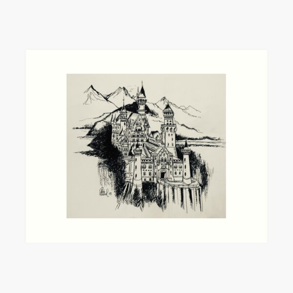Neuschwanstein Castle, Bavaria, Germany. Art Print