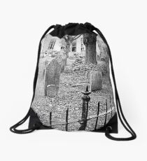 Church Yard~ Old Dutch Church Drawstring Bag