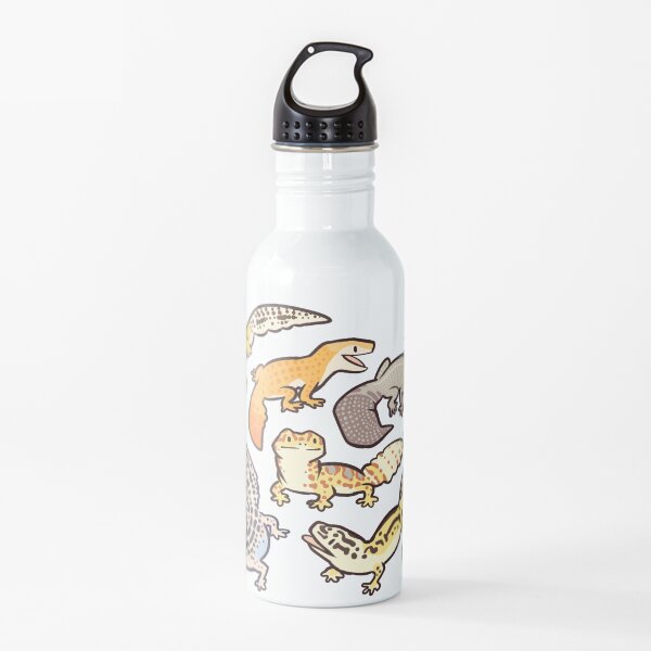 chub gecko babies Water Bottle