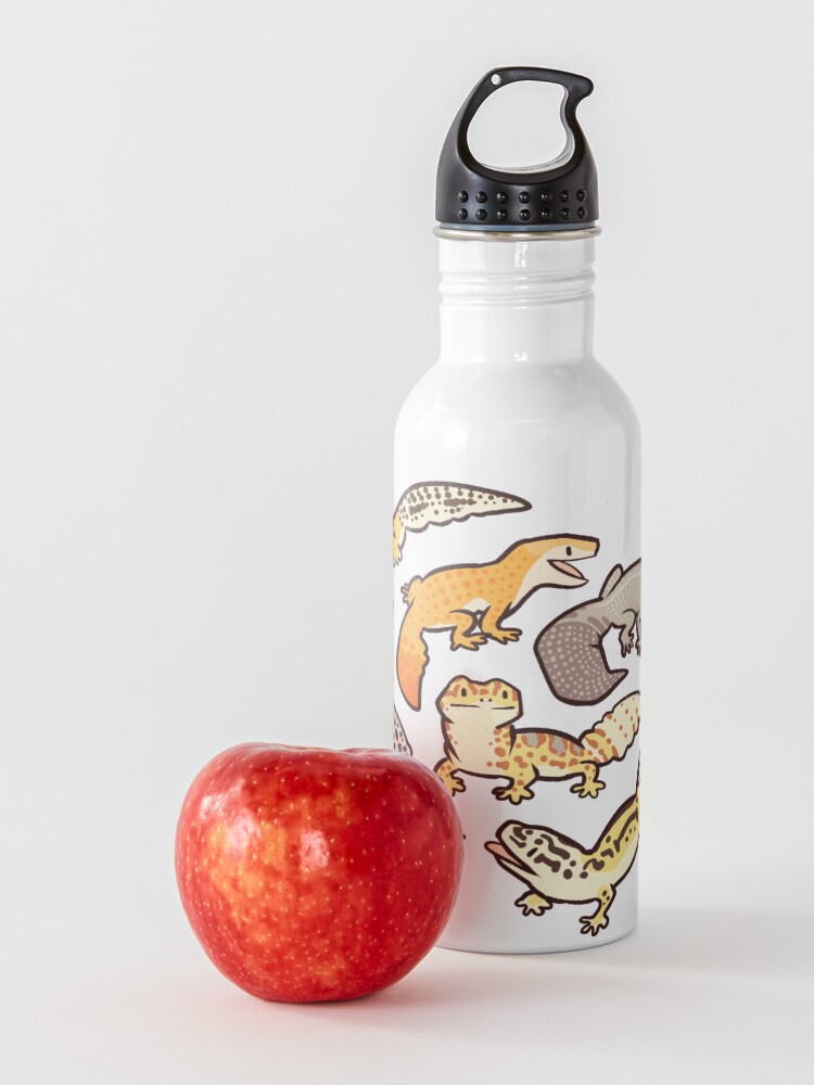 Alternate view of chub gecko babies Water Bottle